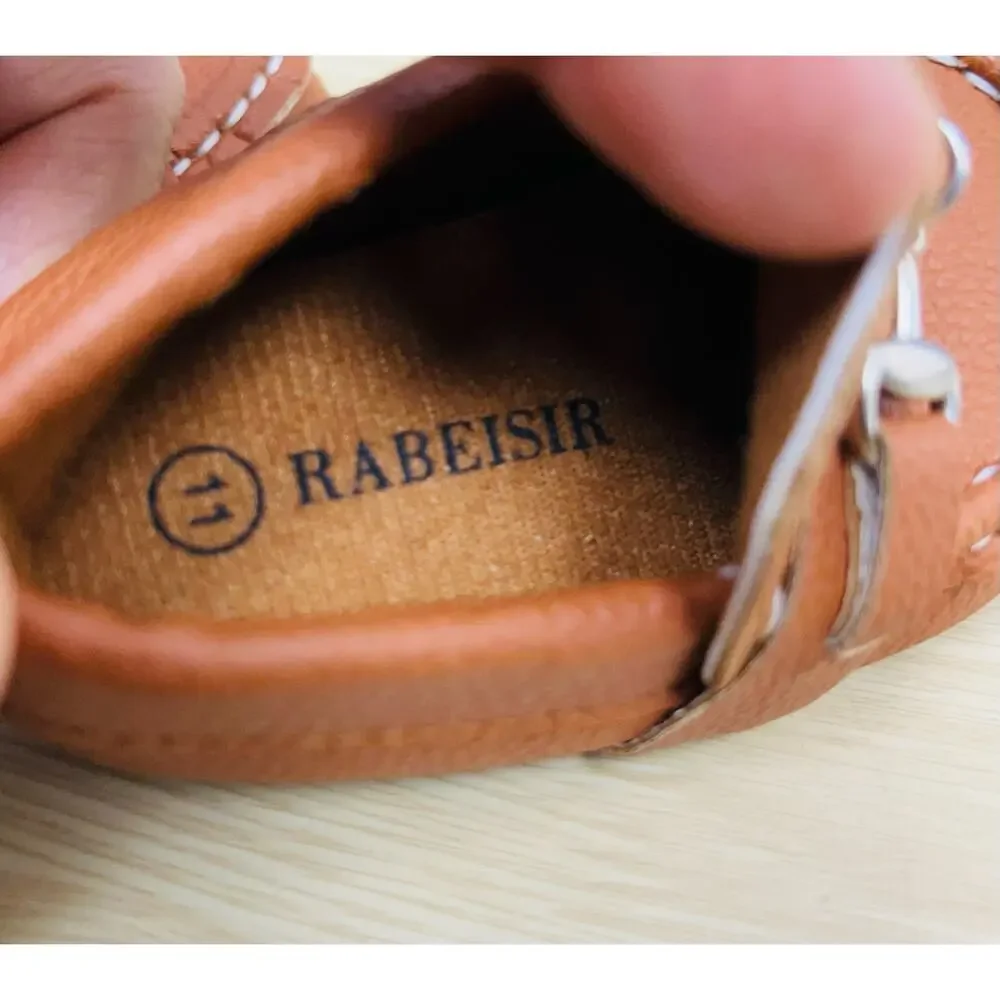 Rabeiser Baby Comfortable Shoes Size 0-6 Color Brown